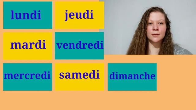 Дни недели на Французском. Les jours de la semaine. Французский язык смотреть онлайн