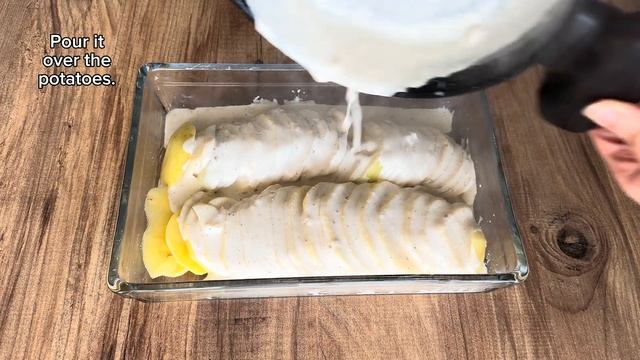 Easy and quick potato gratin recipe for Thanksgiving