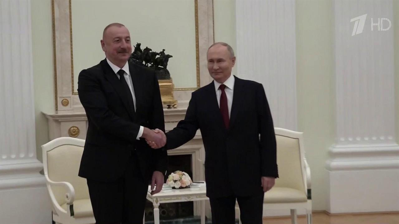 В Кремле состоялись переговоры лидеров России и Азербайджана