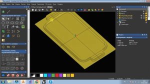 Создание модели подноса в программе ArtCam (3D модель + гравировка по средней линии)
