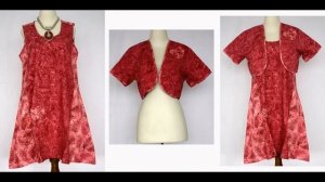 BAJU PESTA BATIK SOLO CANTIK AMELIA PINK