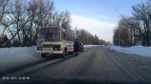 ДТП на улице Полетаевская в Кунгуре 20 01 2015