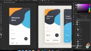 mobile app design tutorial | Photoshop uiux design tutorial 2020