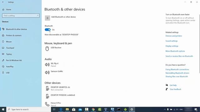 How to Transfer Files Between Android and Windows 10 Via Bluetooth смотреть онлайн