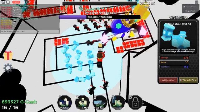 Geometry Defense Roblox (End Boss Wave 25) Death Cutscene смотреть онлайн