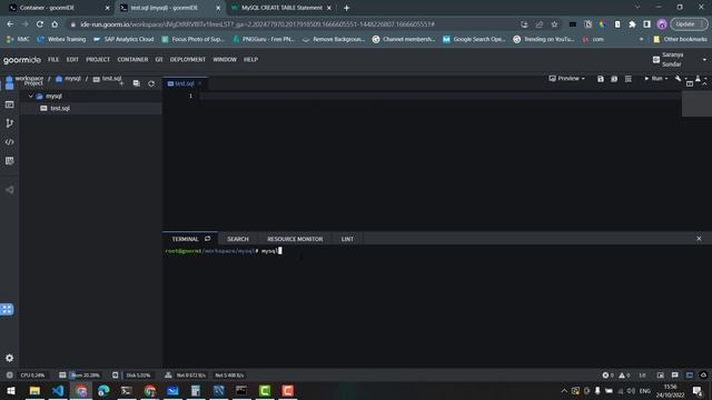 MySQL Online editor | GoormIDE Setup and Configuration | MySQL in TAMIL | SQL Tutorial for Beginner