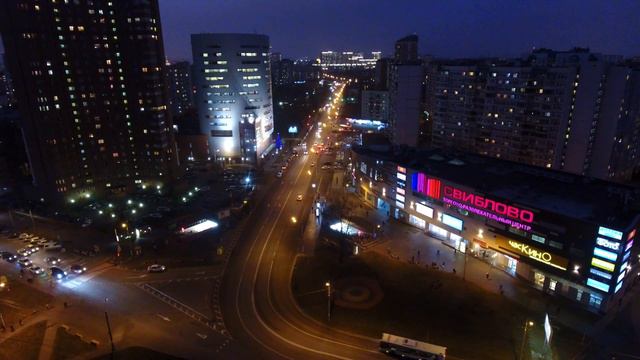 Вечерний timelapse в Свиблово смотреть онлайн