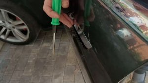 Ремонт тесла . как выставить ручки дверей . часть 2 #тесла