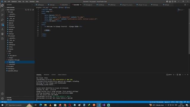 Django | MALAYALAM TUTORIAL | 16 - DJANGO FORMS | Python Web Framework