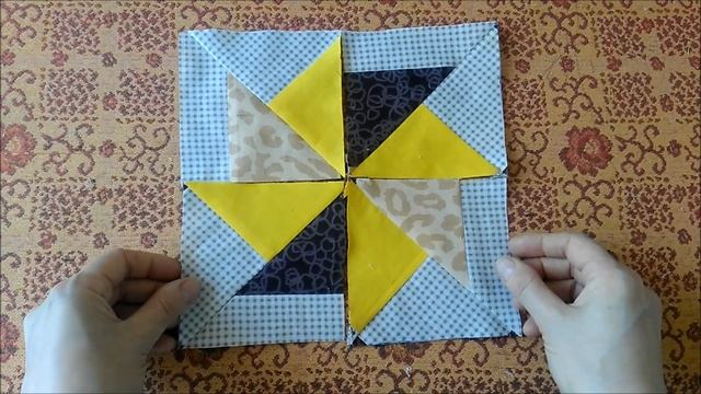 Из обрезков от летящих гусей сшили вертушку. Дошили полотно с гусями Часть 2 смотреть онлайн