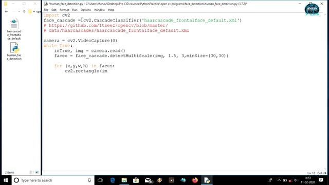 Face Detection system using OpenCV in python смотреть онлайн