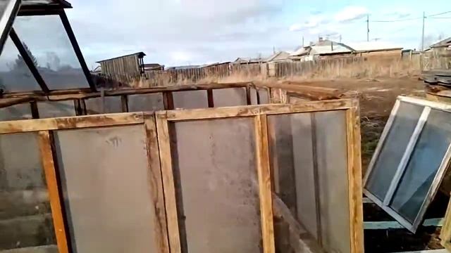 Теплица из оконных старых рам, своими руками???? смотреть онлайн