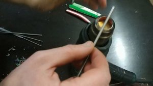Ручки из зубных щеток для надфилей