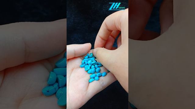 Natural turquoise size 5*7mm cabs High Quality Loose Beads Making  Jewelry  20240325-05