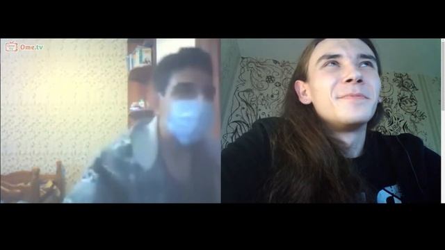 Чат-рулетка, парень с длинными волосами смотреть онлайн