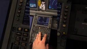 Заполнение FMC самолета Boeing 737