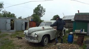 ГАЗ М20 Победа первая мойка за 20 лет
