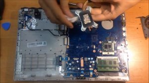 Чистка системы охлаждения ноутбука Samsung RV509