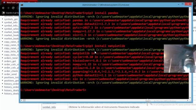PYTHON PARA METATRADER 5 primeros pasos NUEVO CURSO APRENDE A CREAR BOTS DE INVERSIÓN FOREX смотреть онлайн