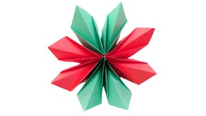 Объемный цветок из бумаги своими руками