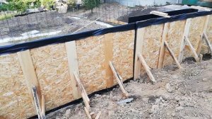 УСТАНОВКА ОПАЛУБКИ ПОД ФУНДАМЕНТ ЗАСТЫВШИЙ БЕТОН