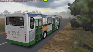 OMSI 2 - Обнинск 1.0 Маршрут 1 Туда и обратно на автобусе ЛиАЗ 5256.35 2007 года