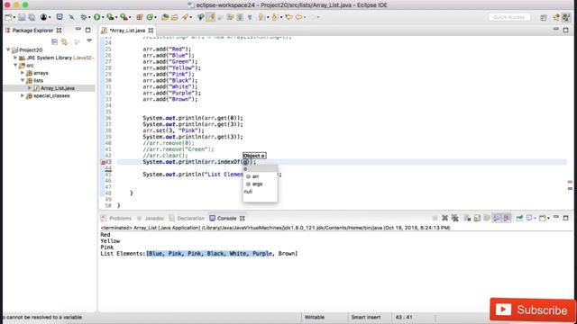 what is arraylist in java with example ||ArrayList implements List Interface | Add ,Get , update ,