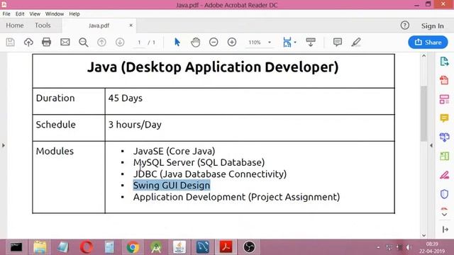 Java Desktop Application Development смотреть онлайн