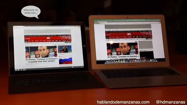 Análisis y comparativa Macbook Air 13'' vs Microsoft Surface Pro 3 12'' en Español смотреть онлайн
