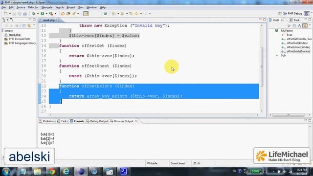 The ArrayAccess Interface in PHP