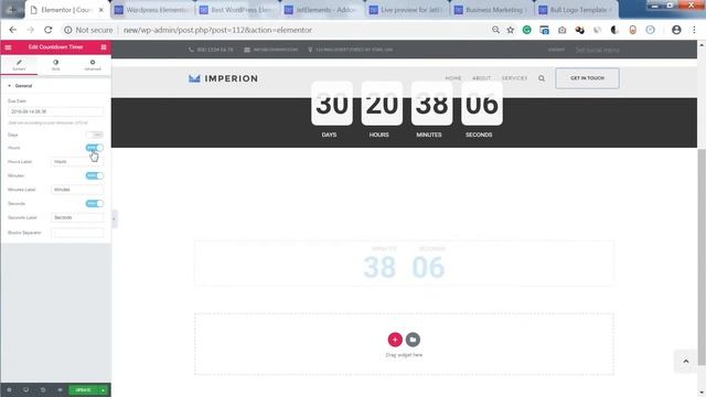 Создаем Таймер Обратного Отсчета с Elementor смотреть онлайн