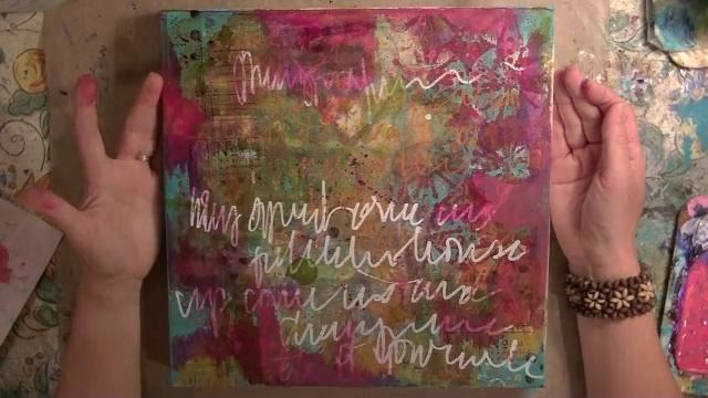 Mixed media tutorial "Bird in Flight" смотреть онлайн