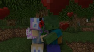 Monster School : RIP Zombie | Zombie Life 3 Vs Cute girl & Slendrina - Minecraft Animation