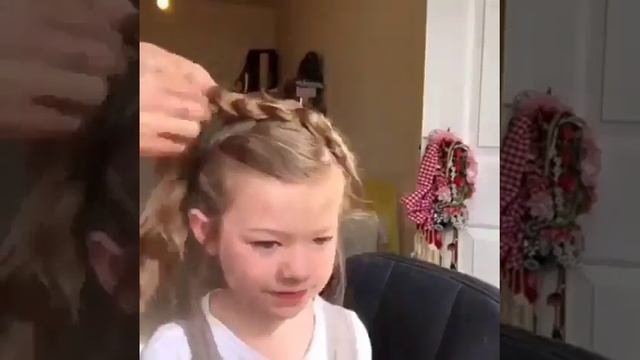 Праздничная прическа для девочек ?
