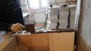 Кладка силикатного блока