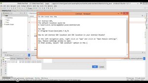 How to set Android SDK location and JDK location in your Android Studio?