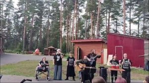 концерт в церковном лагере