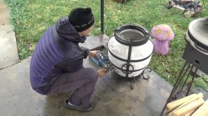 Свиная рулька в тандыре. Готовим на даче.