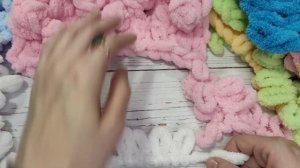 Сколько петель набирать на плед из  Alize Puffy?