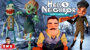 ЗОМБИ ПОКУПАТЕЛИ!ИГРА HELLO NEIGHBOR HIDE AND SEEK ПОЛНОЕ ПРОХОЖДЕНИЕ 4 АКТА! ШОУ ПРИВЕТ СОСЕД 2!