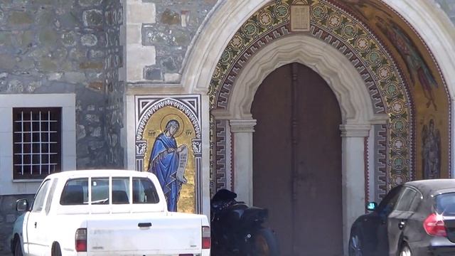 Монастырь Киккос. Кипр. Главный вход смотреть онлайн