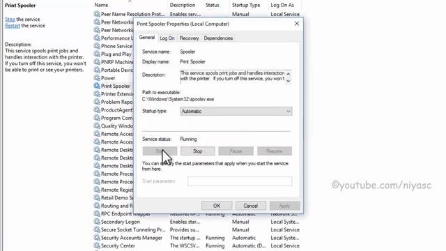 How to Start, Stop or Restart Print Spooler in Windows 10 смотреть онлайн