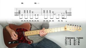 ZZ Top - Sharp Dressed Man - standard tuning - guitar lesson / tutorial / cover with tab