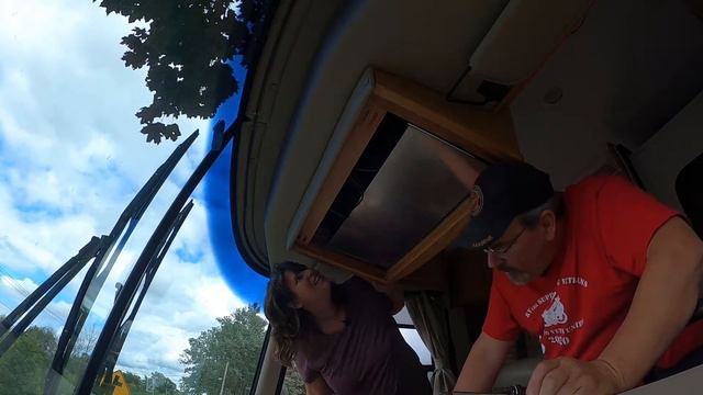 DIY RV RENO TAKING OUT OUR COUCH AND TV TO MAKE ELDERLY MOM COMFY / RV UPGRADES / FULL TIME DREAM