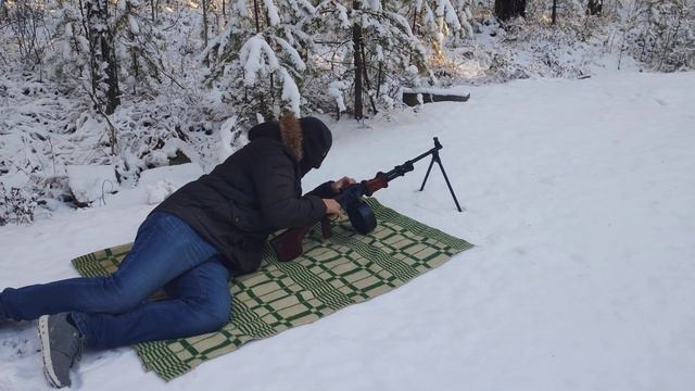 Апробация холостого РПДХ-44СХП, (пулемёт Дегтярёва) вот это мощь! #оружие #оружиероссии #оружиерф