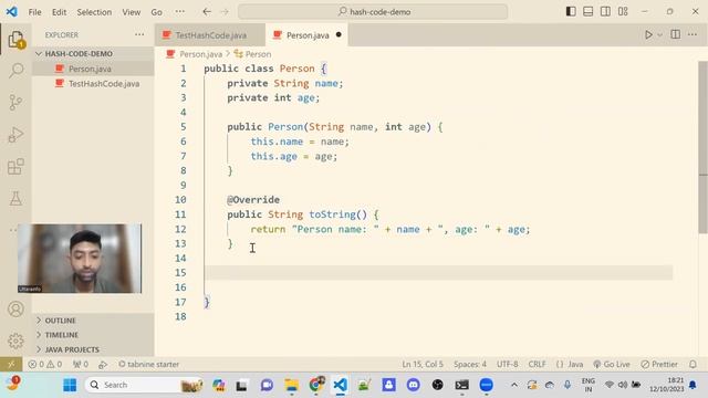 Learn how to Override toString( ) equals( ) hashCode( ) compareTo( ) смотреть онлайн