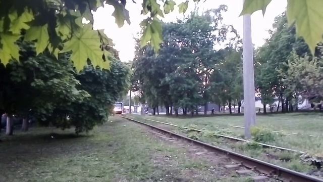 Трамвай tatra t3м следует по маршруту №26 город Харьков смотреть онлайн