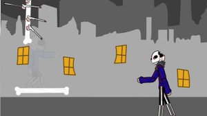 Санс против хоррор санса