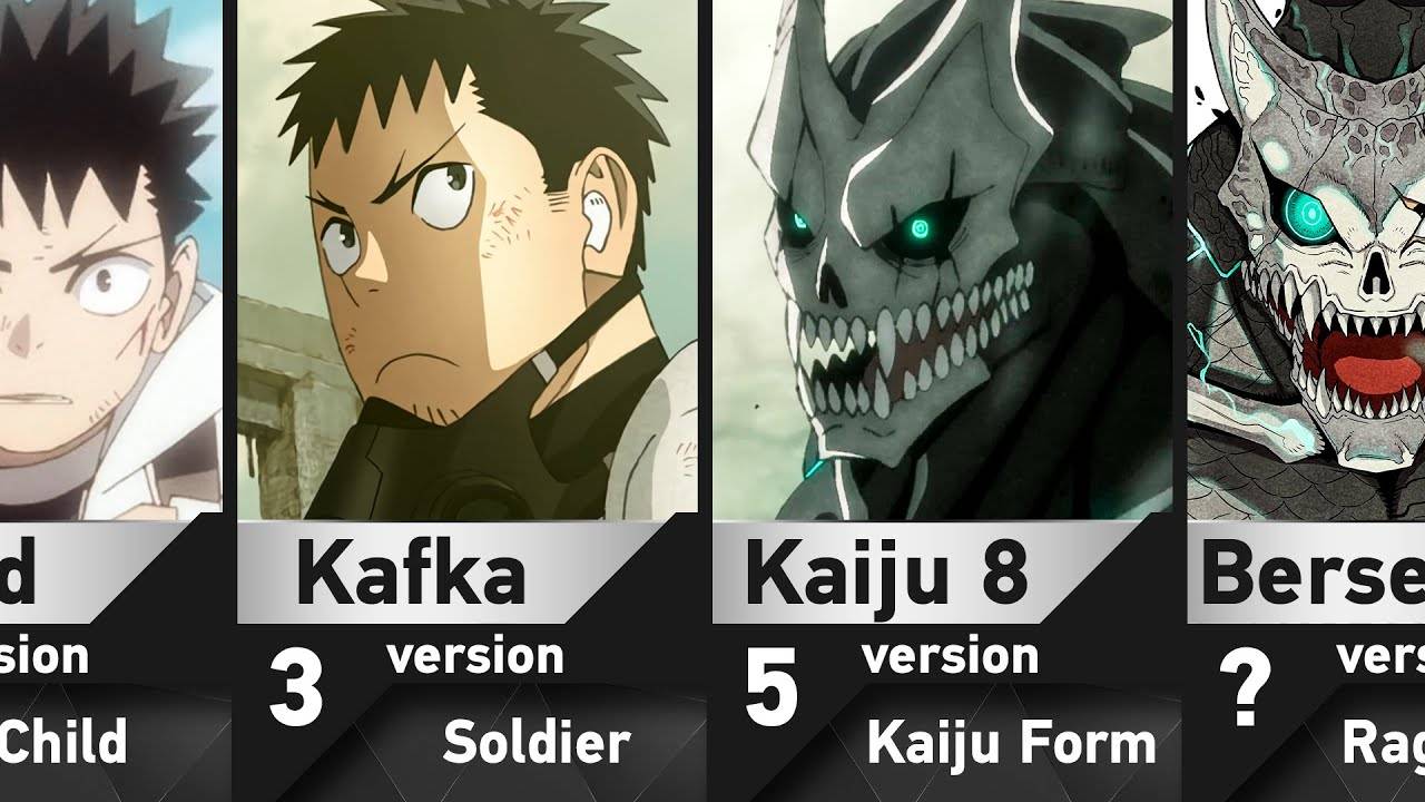 Evolution of Kafka Hibino _ Kaiju no. 8