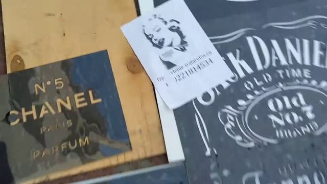 Трафареты для бочек Jack Daniels, Coca-Cola, CHANEL № 5, stencil смотреть онлайн